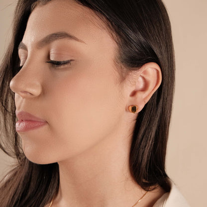 HEART EARRING GOLD
