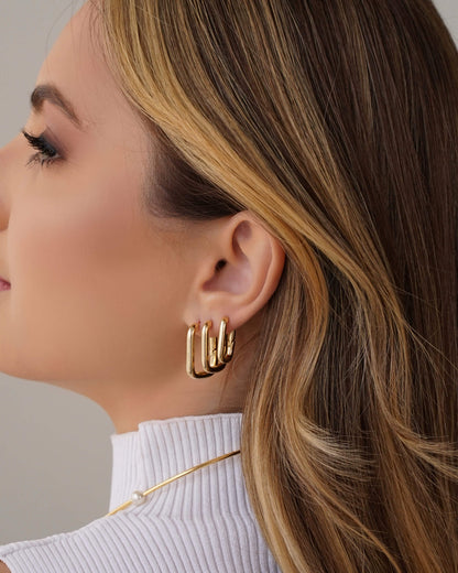 BRISA HOOPS GOLD SMALL