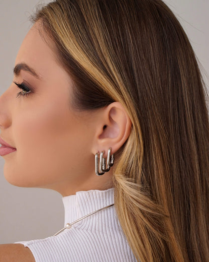 BRISA HOOPS SILVER MINI