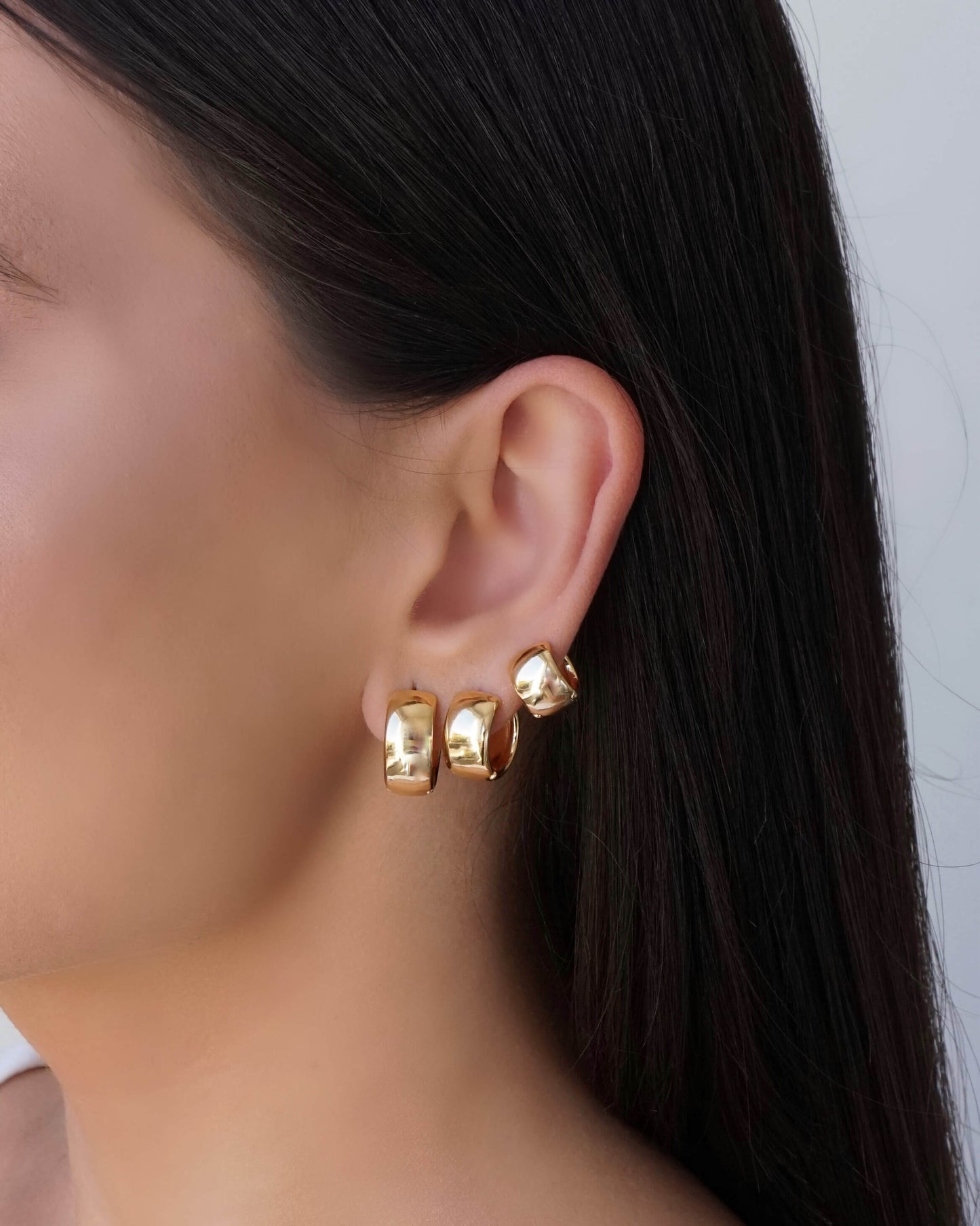 ORLA HOOPS GOLD MEDIUM