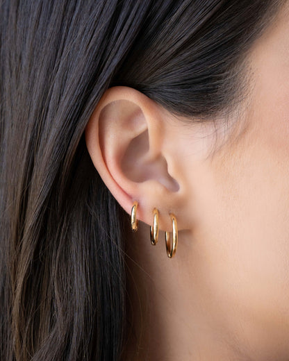 GIRO HOOPS MEDIUM GOLD