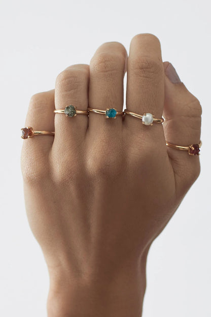 PEARLS RING GOLD