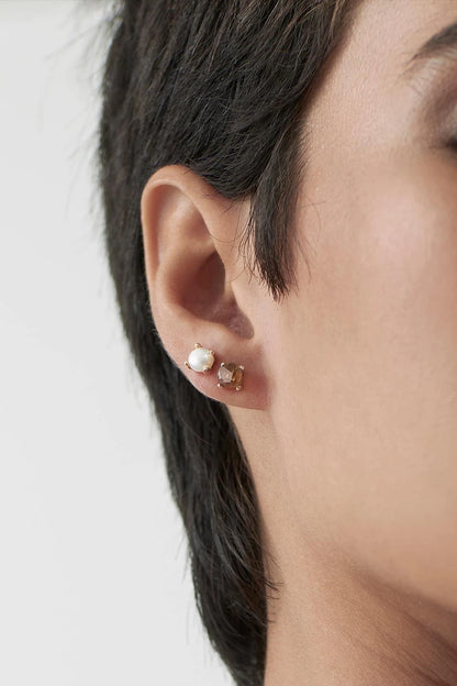 PEARLS EARRINGS SILVER