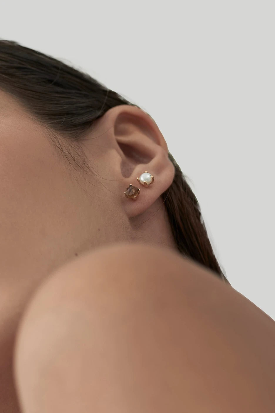 PEARLS EARRINGS GOLD