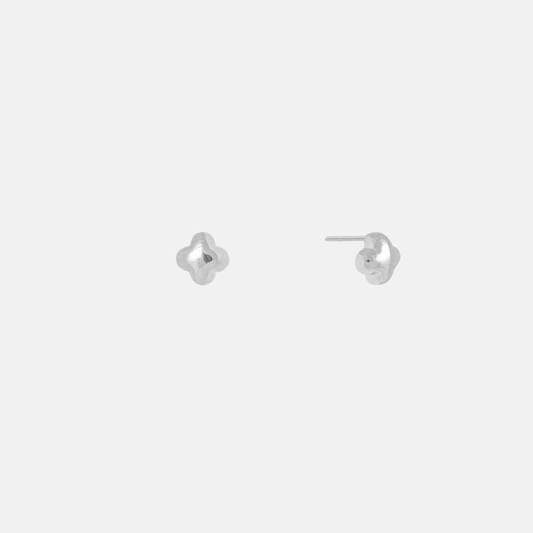 FLOR EARRINGS SILVER