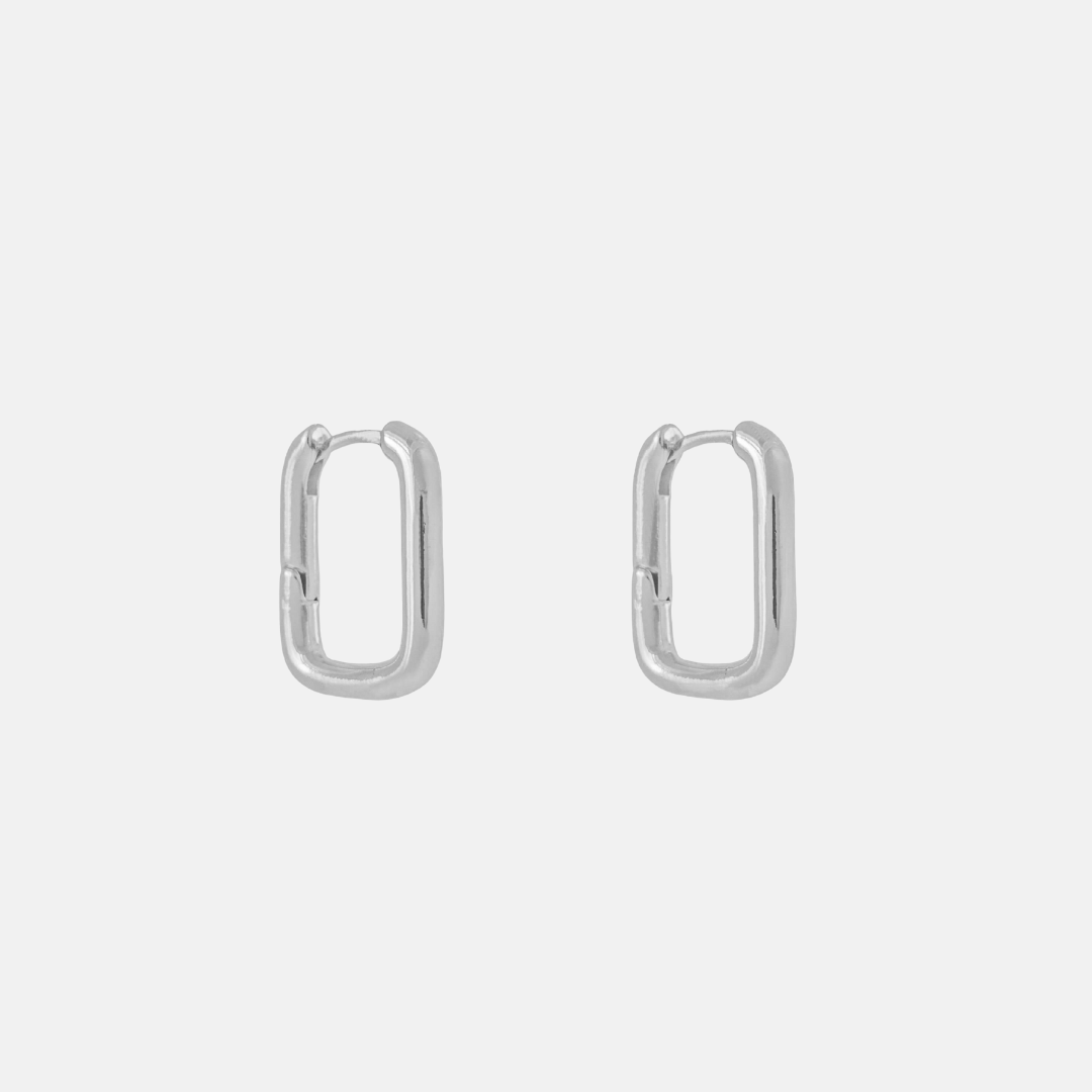 BRISA HOOPS SILVER MINI