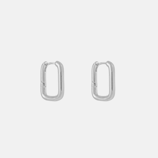 BRISA HOOPS SILVER MEDIUM