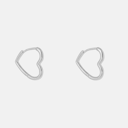 BELLA HOOPS SMALL SILVER