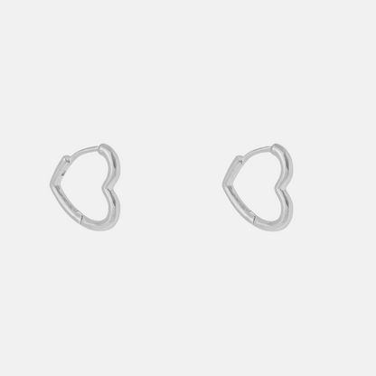 BELLA HOOPS SMALL SILVER