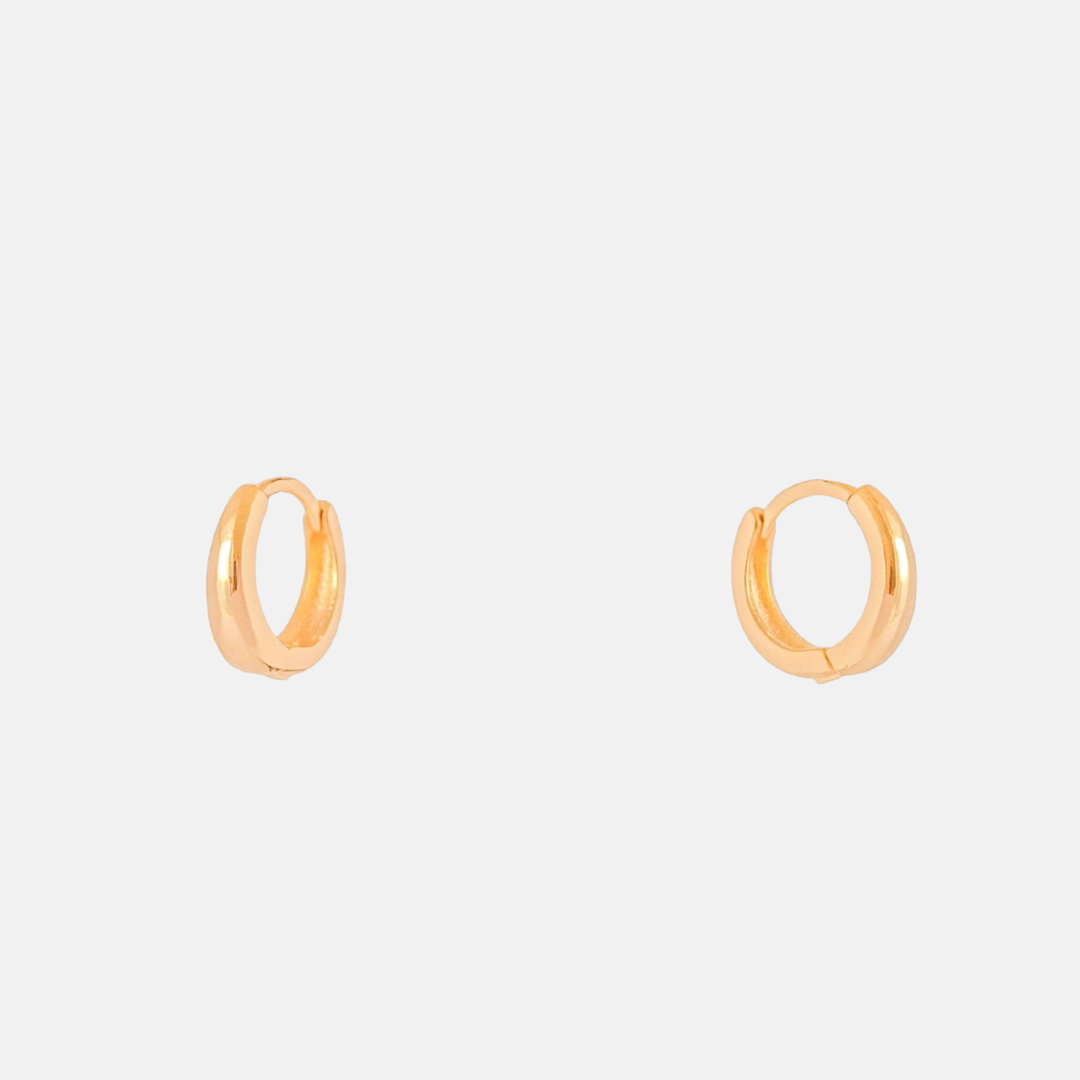 AREIA HOOPS SMALL GOLD