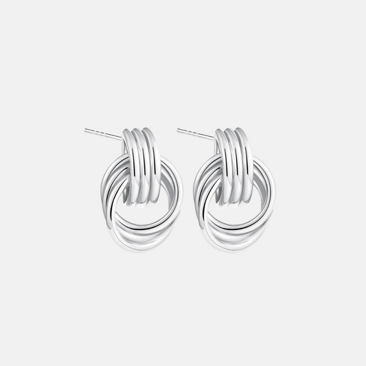 RAY EARRING SILVER