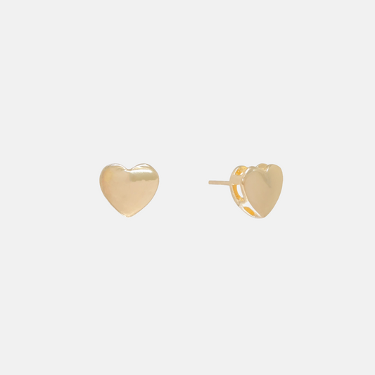 HEART EARRING GOLD